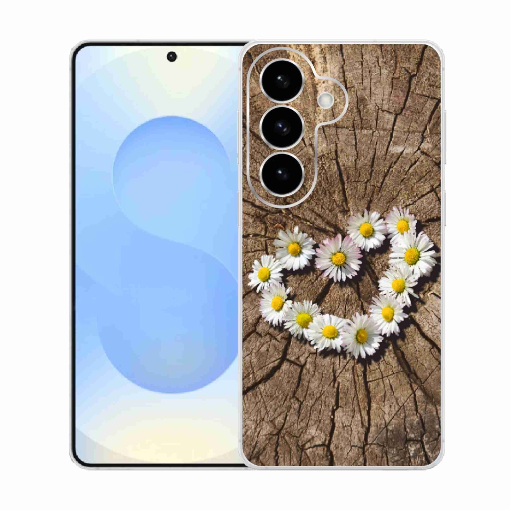 Zselés borítás mmCase Samsung Galaxy S26 készülékhez - százszorszépek szíve