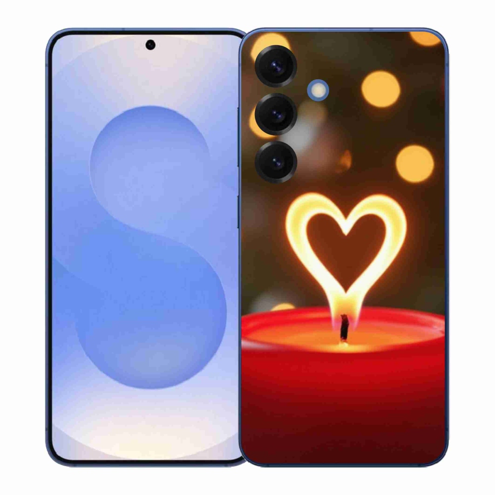 Gél védőhuzat mmCase Samsung Galaxy S26+ - lángszívű Samsung Galaxy S26+ készülékhez