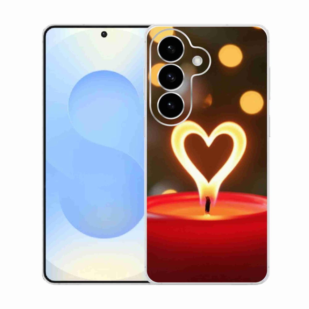 Gél borítás mmCase Samsung Galaxy S26 készülékhez - láng szíve