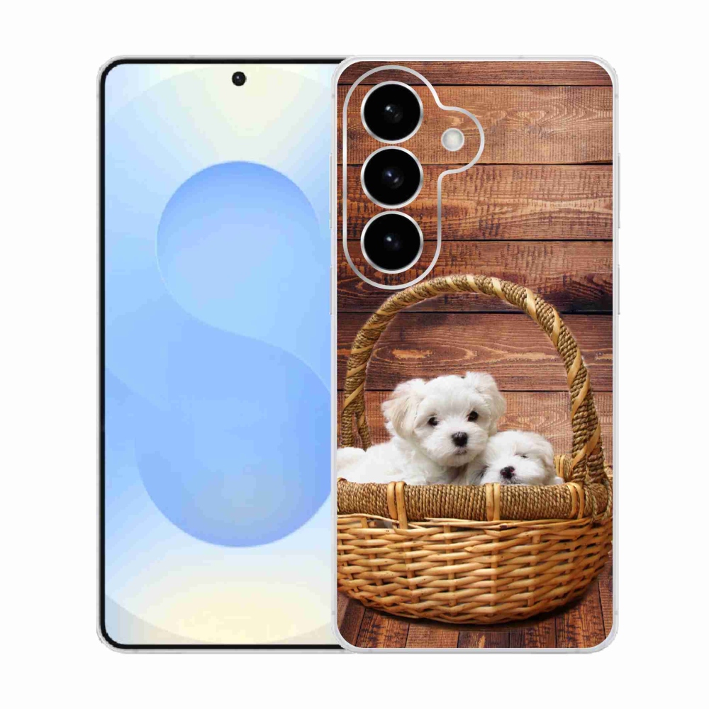 Gél borítás mmCase Samsung Galaxy S26 készülékhez - kölyökkutyák