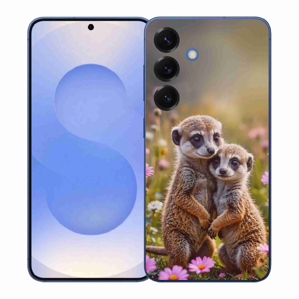 Gél borítás mmCase Samsung Galaxy S26+ - szurikátás duó számára