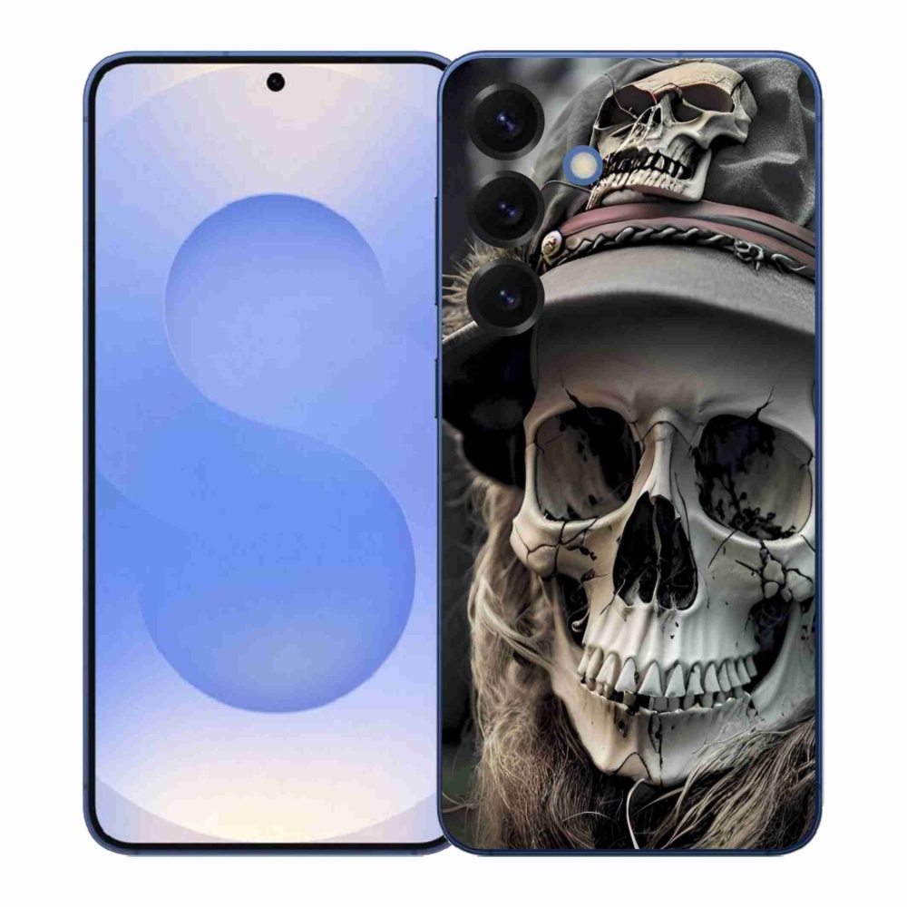 Zselés borítás mmCase Samsung Galaxy S26+ készülékhez - sötét koponya