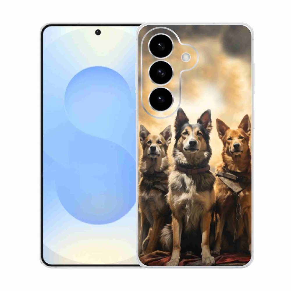 Gél borítás mmCase Samsung Galaxy S26 készülékhez - három kutya