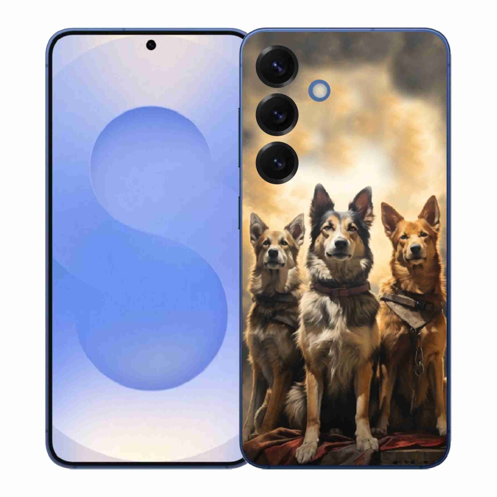 Gél borítás mmCase Samsung Galaxy S26+ - három kutya