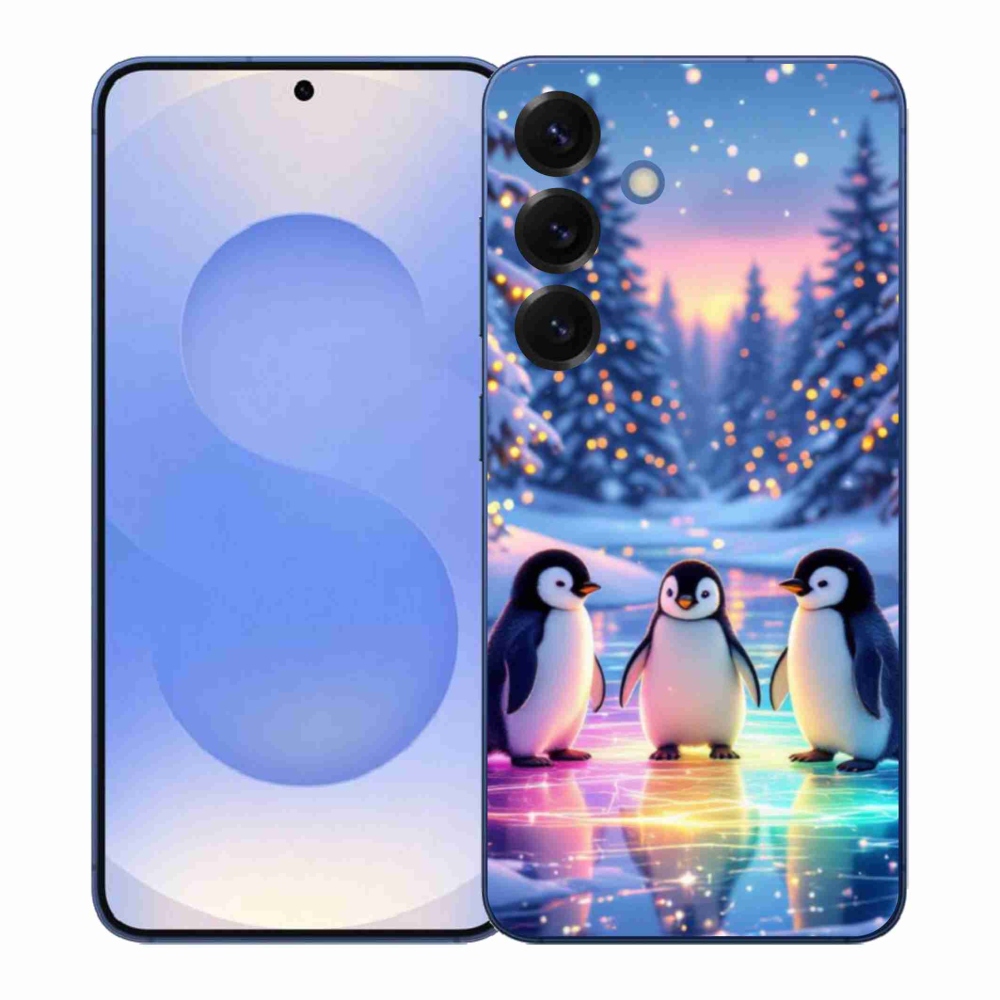 Zselés borítás mmCase Samsung Galaxy S26+ - pingvinekhez