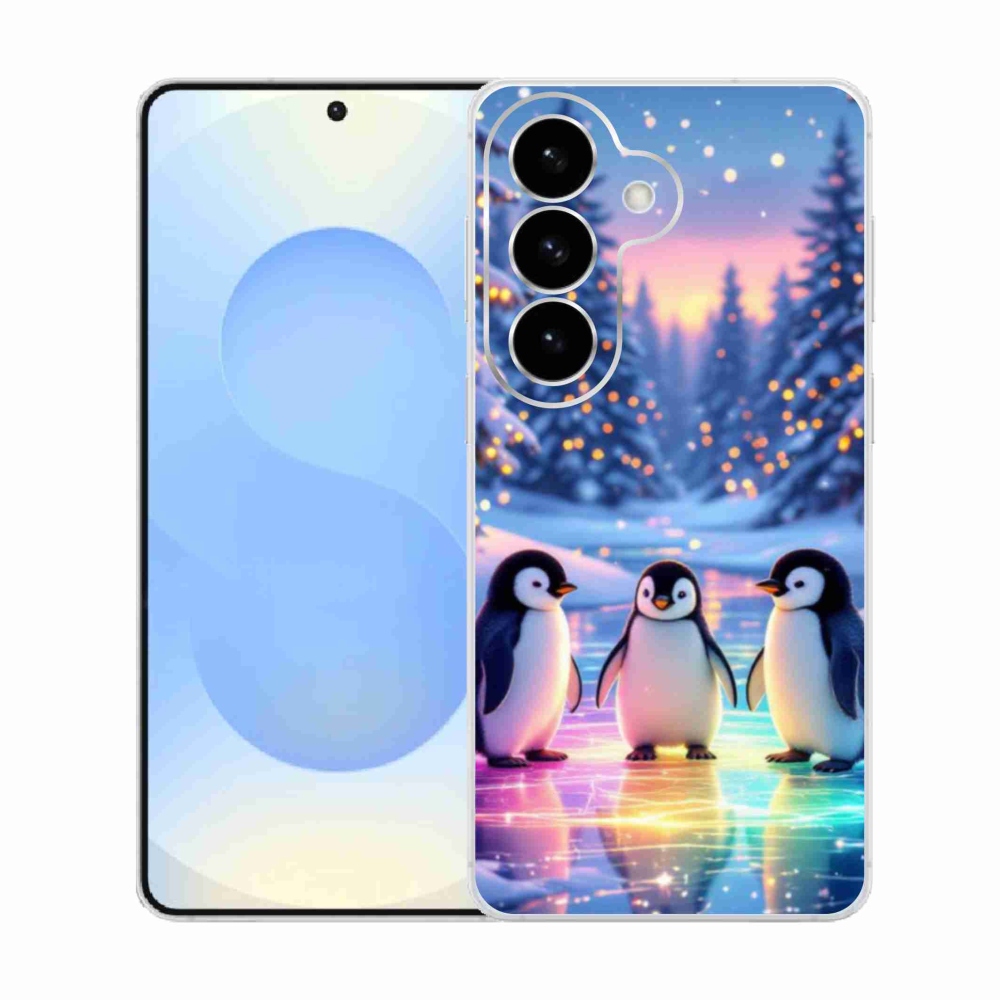 Gél borítás mmCase Samsung Galaxy S26 készülékhez - pingvinek