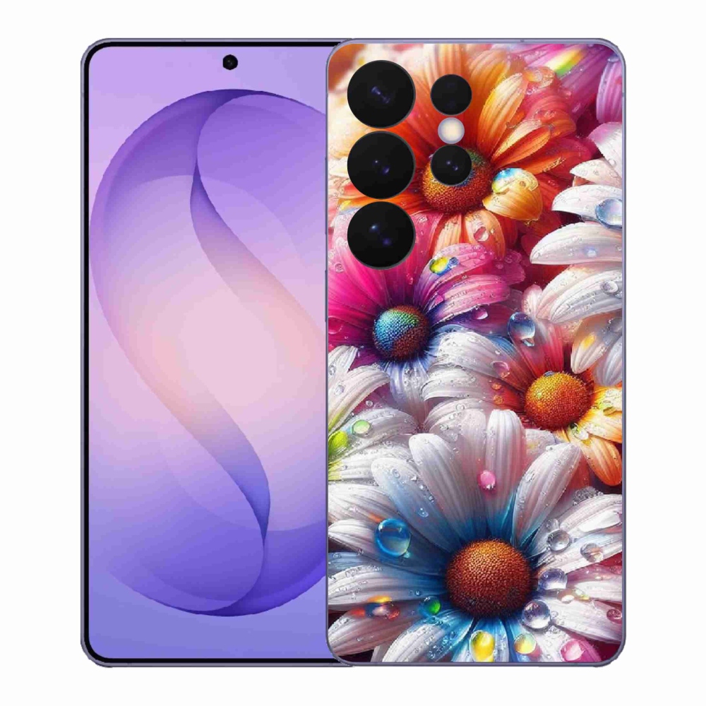 Gél védőhuzat mmCase Samsung Galaxy S26 Ultra készülékhez - színes margaréták