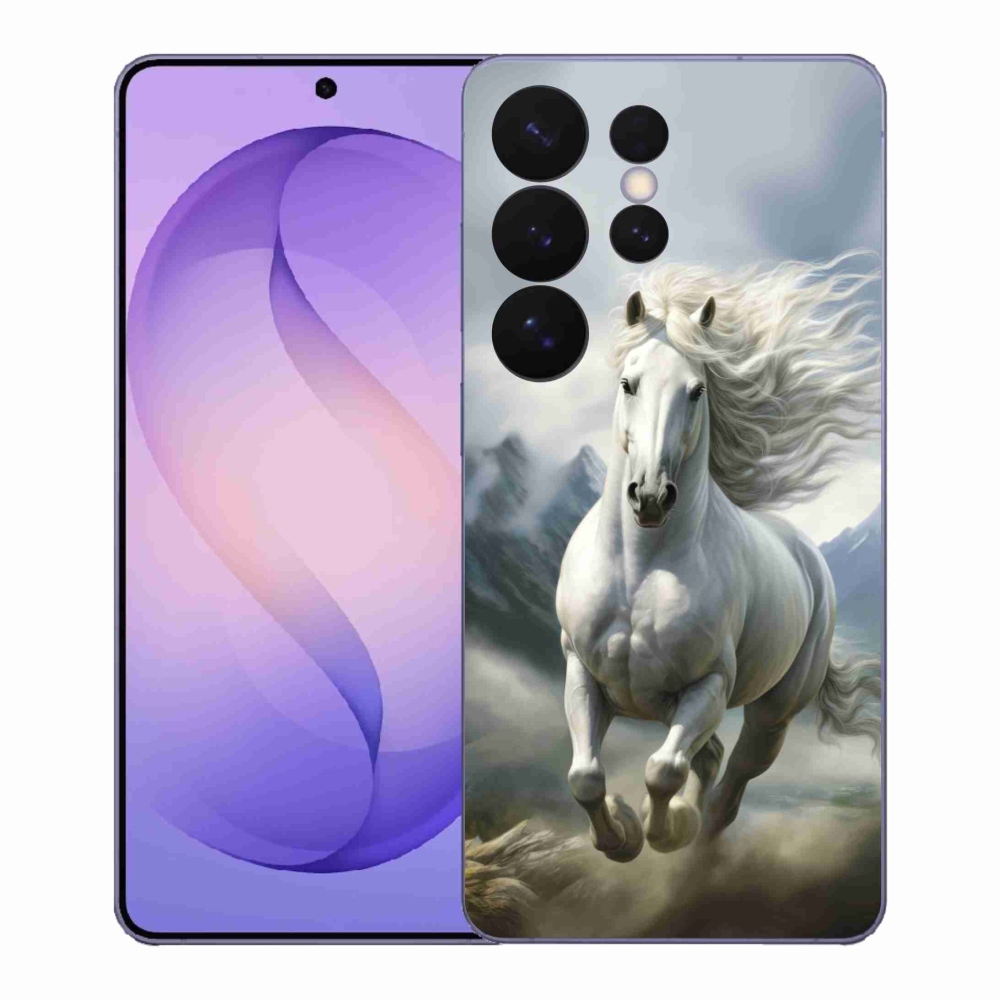 Gél borító mmCase Samsung Galaxy S26 Ultra - futó fehér ló 3