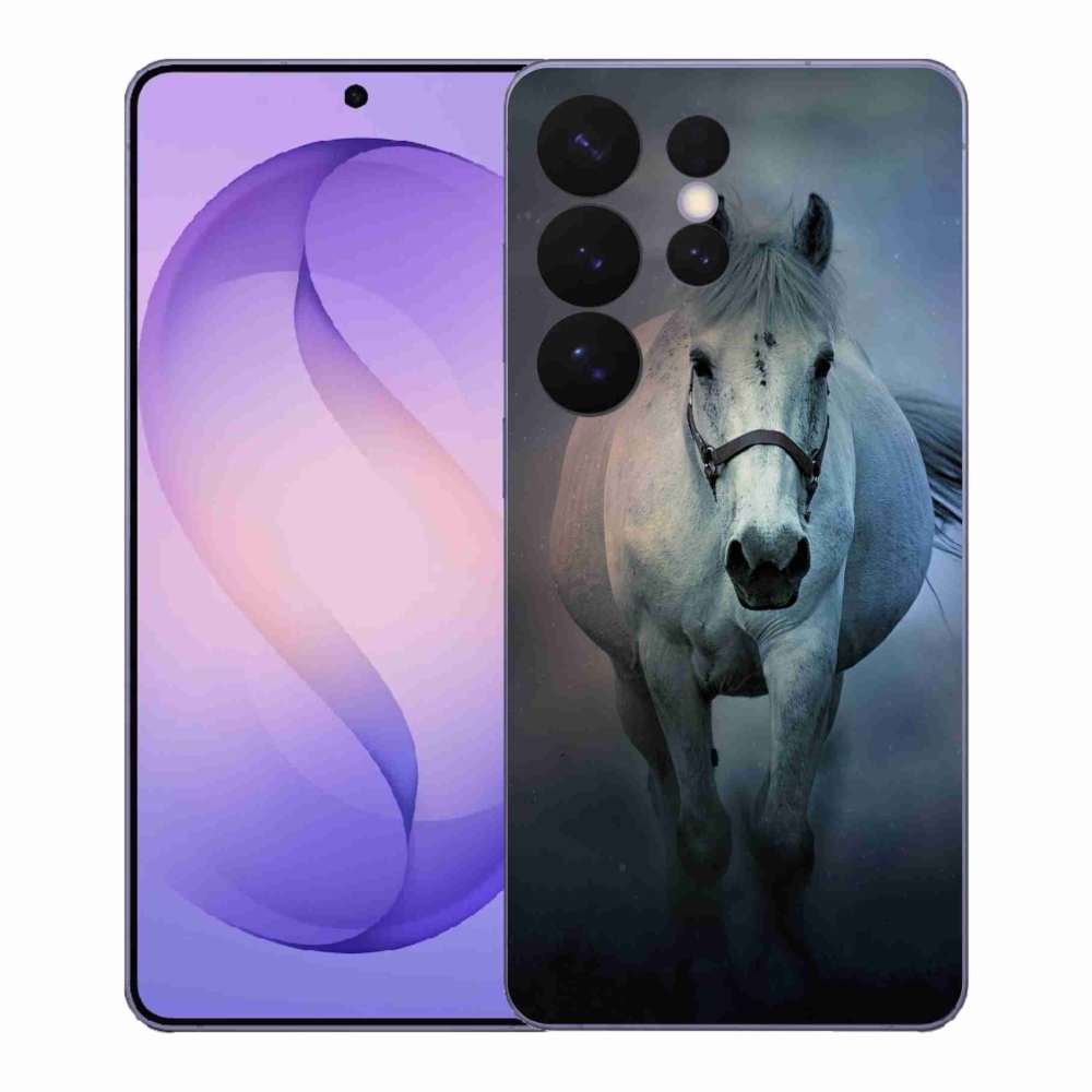 Gél borítás mmCase Samsung Galaxy S26 Ultra - futó fehér ló