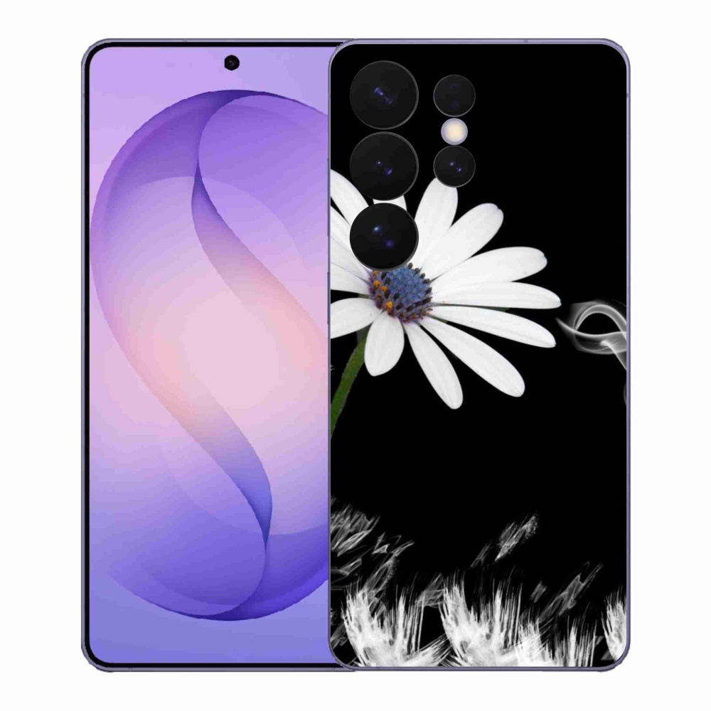 Gél védőhuzat mmCase Samsung Galaxy S26 Ultra - fehér virág