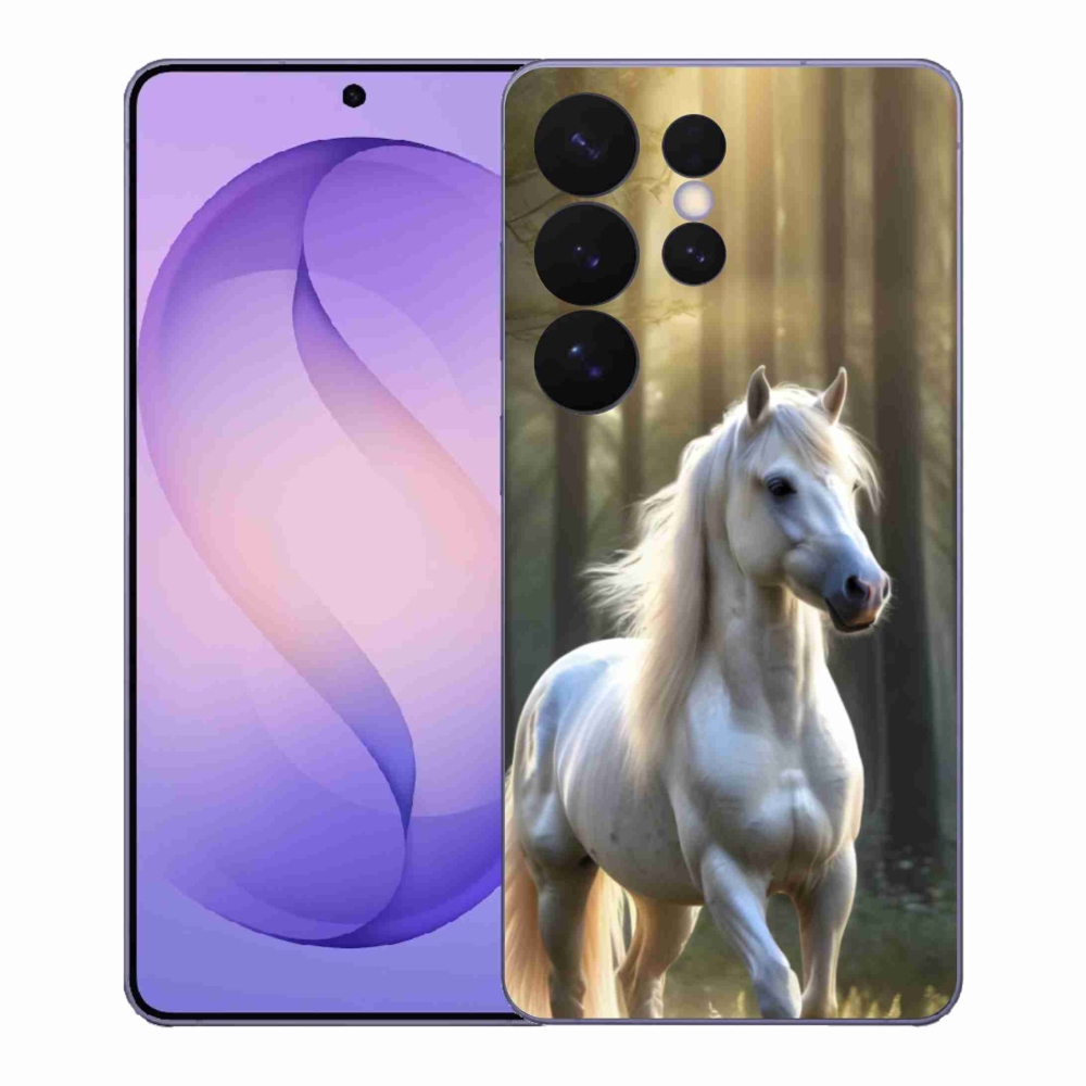 Gél borítás mmCase Samsung Galaxy S26 Ultra - fehér ló 3