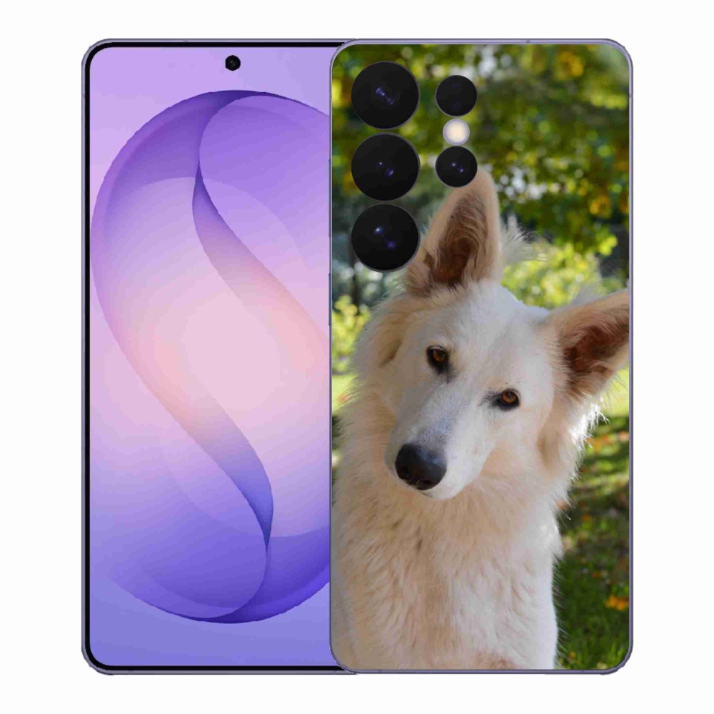 Zselés borítás mmCase Samsung Galaxy S26 Ultra - Fehér svájci juhász 1