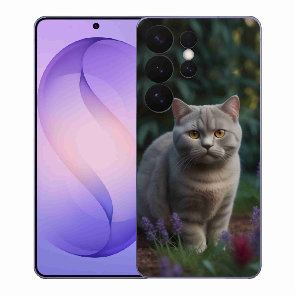 Gél védőhuzat mmCase Samsung Galaxy S26 Ultra - brit macska