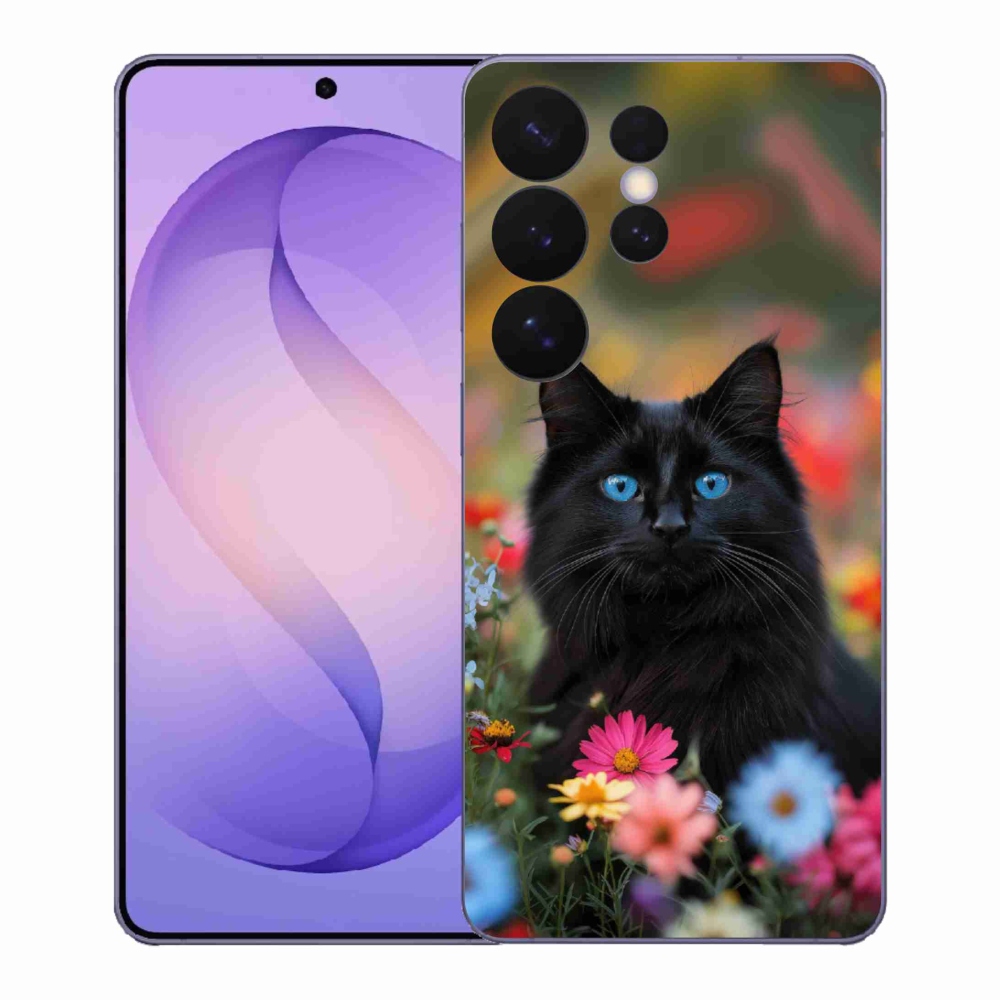 Zselés borítás mmCase Samsung Galaxy S26 Ultra - fekete cica 4