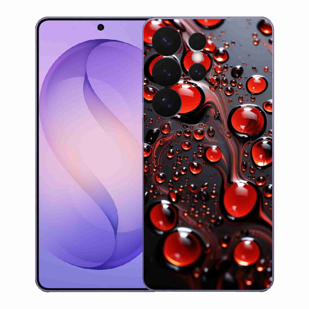 Gél védőhuzat mmCase Samsung Galaxy S26 Ultra - piros csepp 2