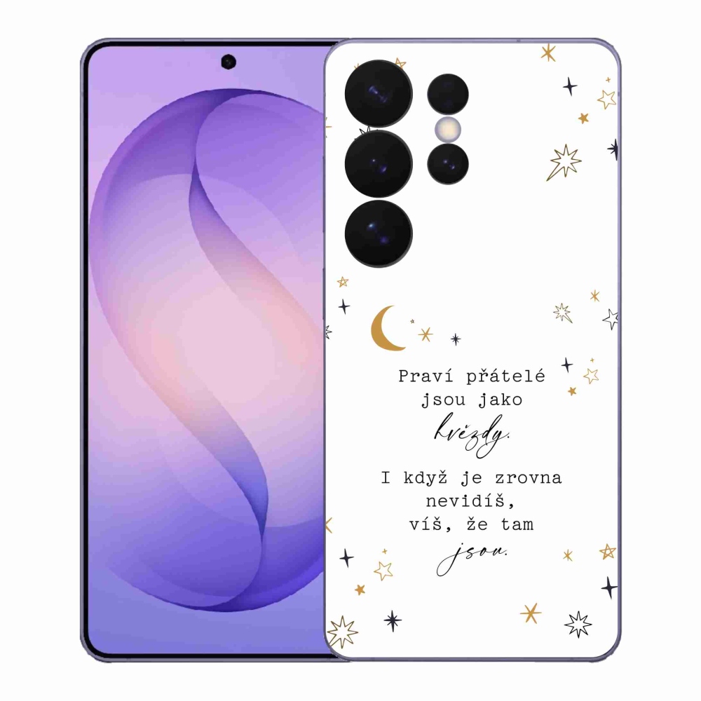 Gél borítás mmCase Samsung Galaxy S26 Ultra - idézem 6 fehér háttér