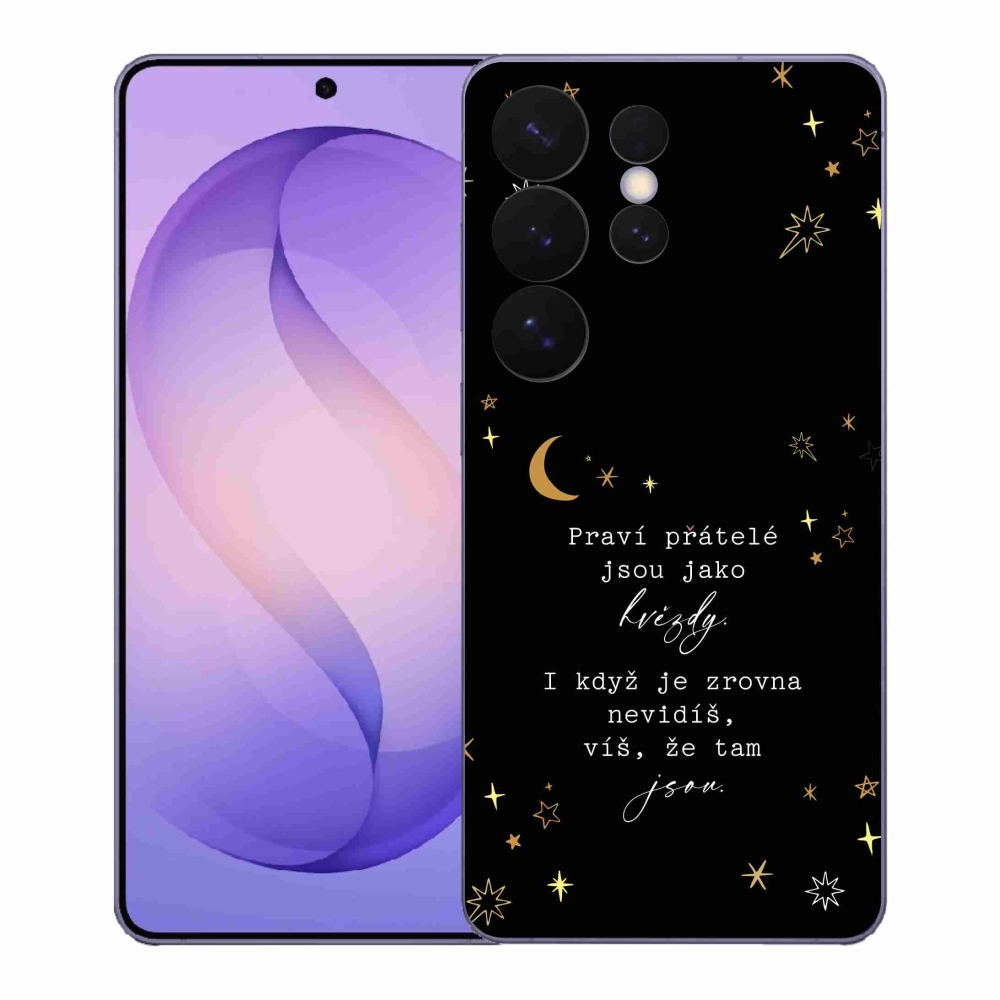 Gél borítás mmCase Samsung Galaxy S26 Ultra - idézem 6 fekete háttér