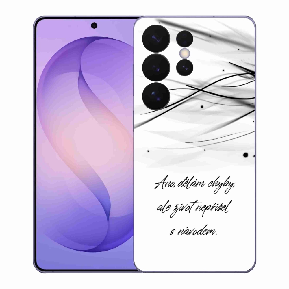 Gél borítás mmCase Samsung Galaxy S26 Ultra - idézem fehér háttér