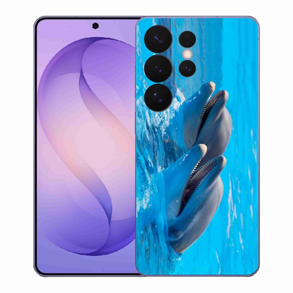 Zselés borítás mmCase Samsung Galaxy S26 Ultra - delfinek