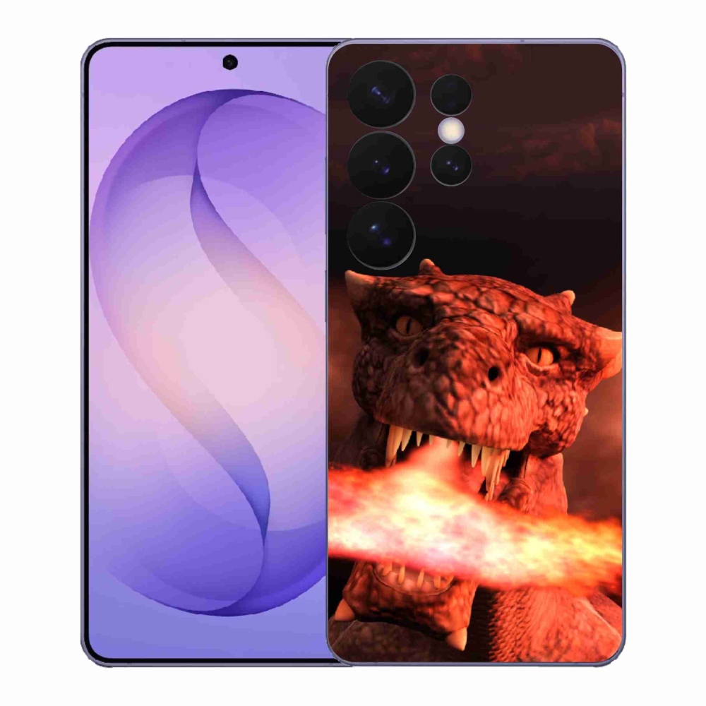 Zselés borítás mmCase Samsung Galaxy S26 Ultra készülékhez - sárkány