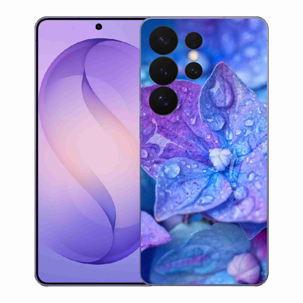 Gél védőhuzat mmCase Samsung Galaxy S26 Ultra - lila virág