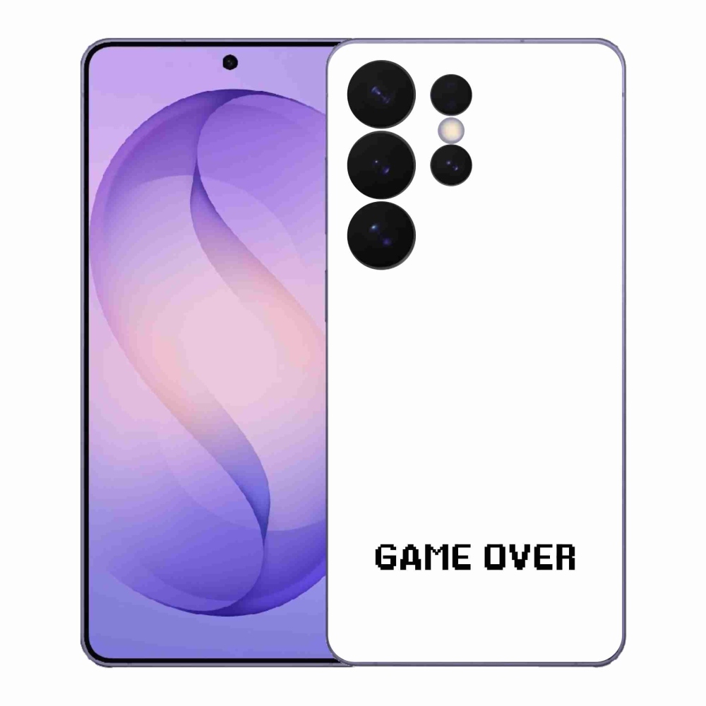 Gél borítás mmCase Samsung Galaxy S26 Ultra - játék fehér háttérrel