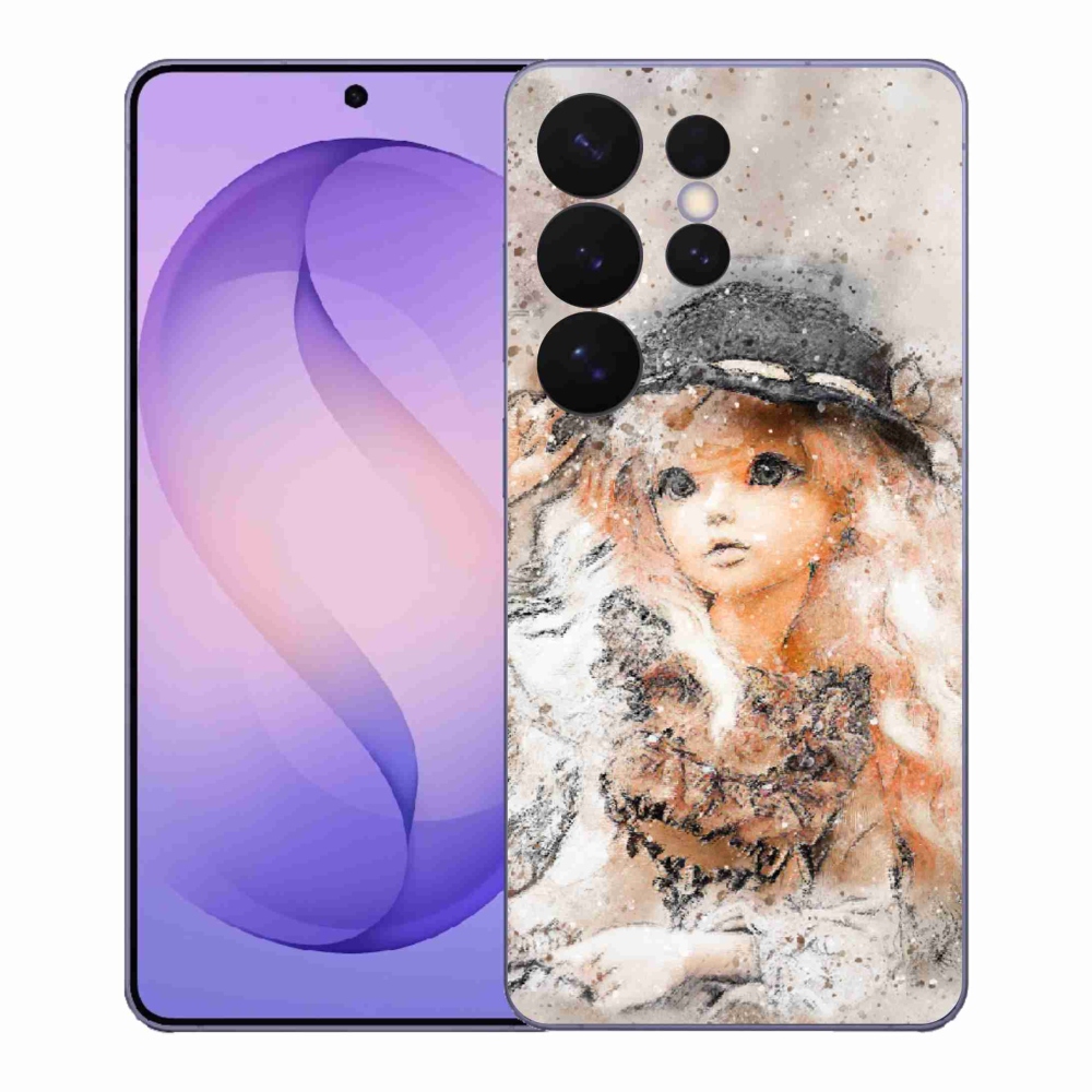 Gél borítás mmCase Samsung Galaxy S26 Ultra - lány kalapos sapkával