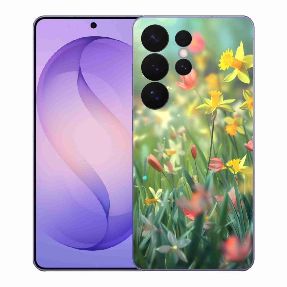 Gél borítás mmCase Samsung Galaxy S26 Ultra - tavaszi virágok