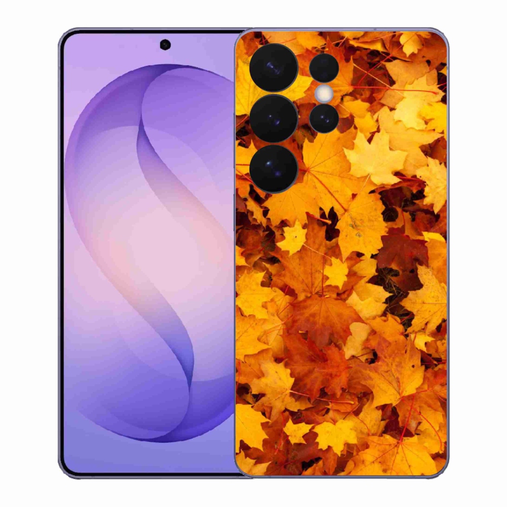 Gél borítás mmCase Samsung Galaxy S26 Ultra készülékhez - juharlevelek