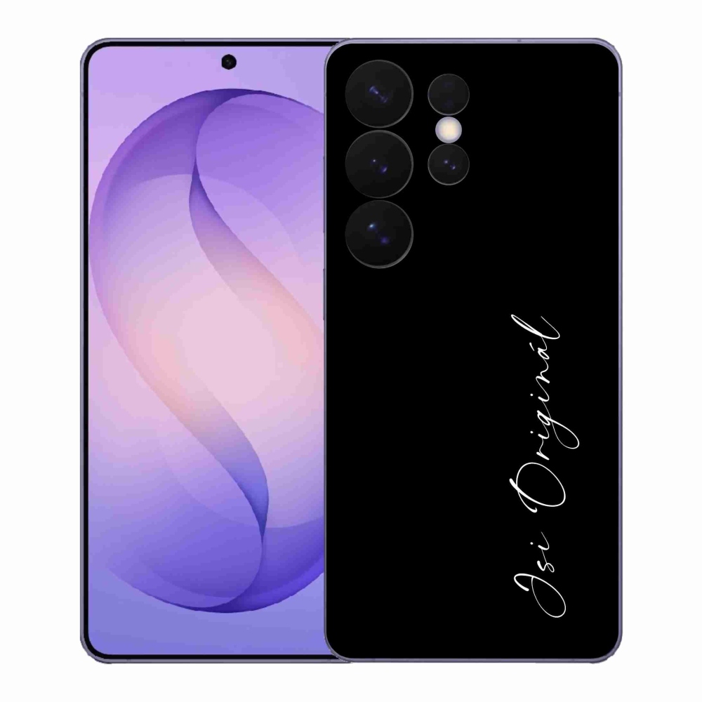 Gél borító mmCase a Samsung Galaxy S26 Ultra - te vagy az eredeti fekete háttérrel