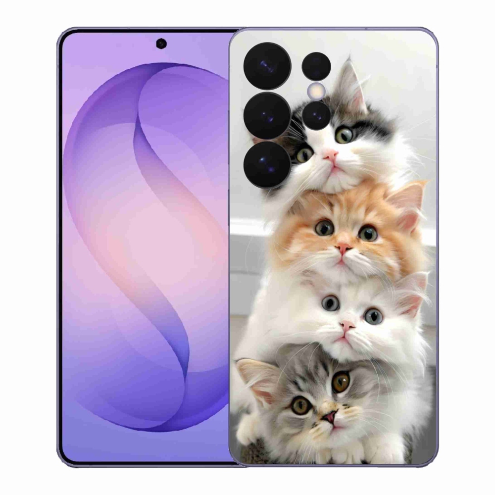 Zselés borítás mmCase Samsung Galaxy S26 Ultra - macska csoporthoz