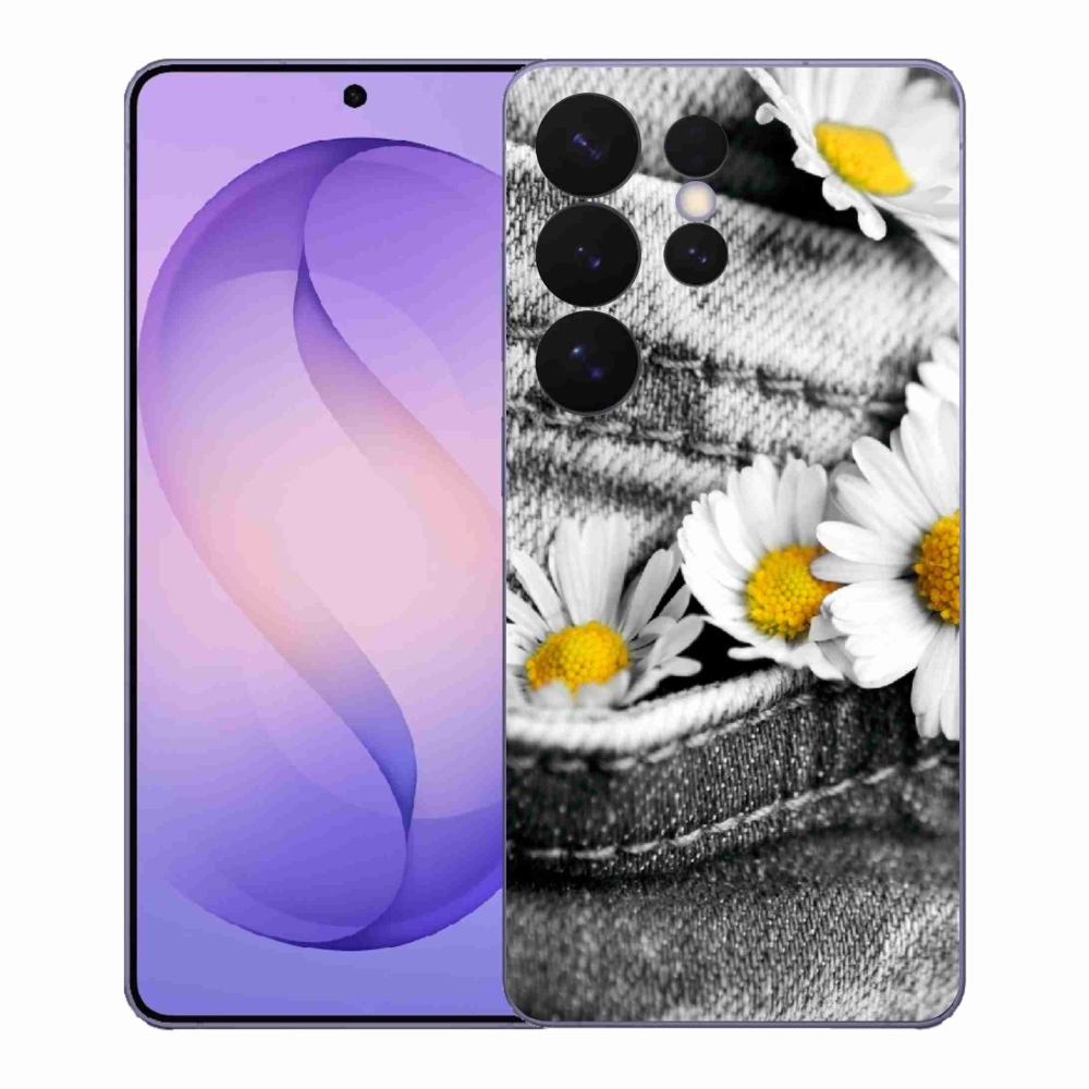 Zselés borítás mmCase Samsung Galaxy S26 Ultra készülékhez - margarétás