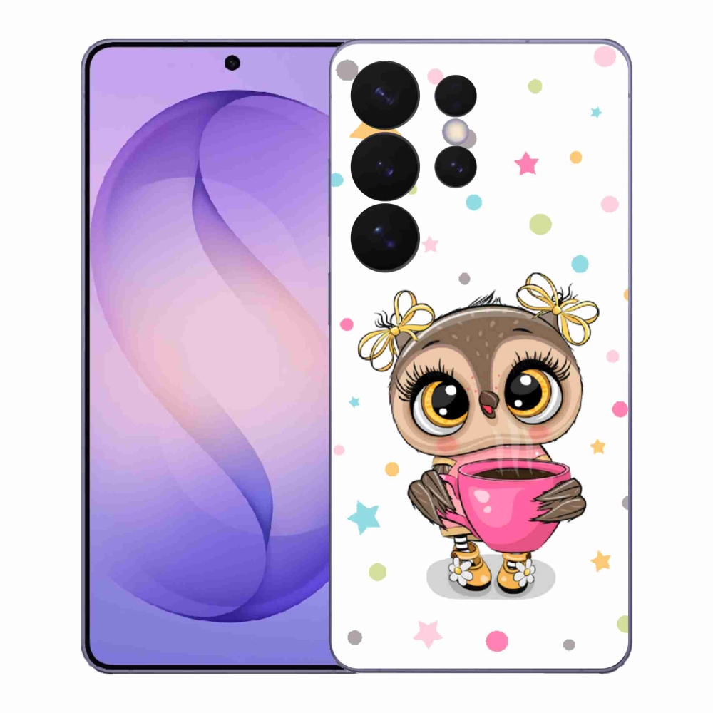 Gél borítás mmCase Samsung Galaxy S26 Ultra készülékhez - rajzfilm bagoly