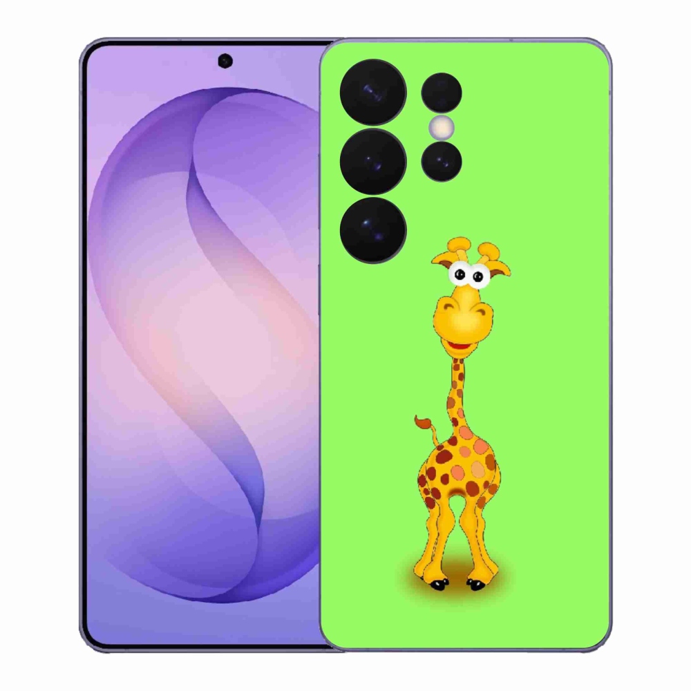 Zselés borítás mmCase Samsung Galaxy S26 Ultra - rajzfilm zsiráfhoz