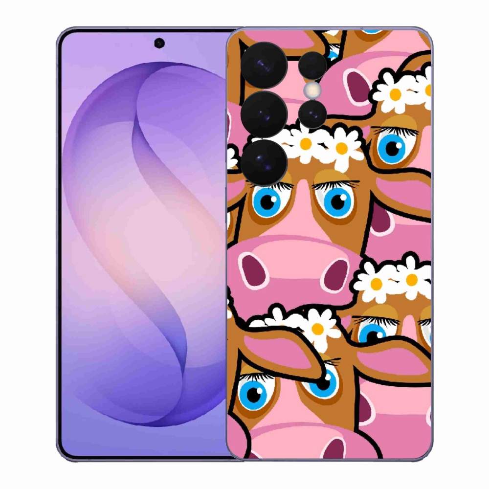 Gél borítás mmCase Samsung Galaxy S26 Ultra - rajzfilm tehenekhez