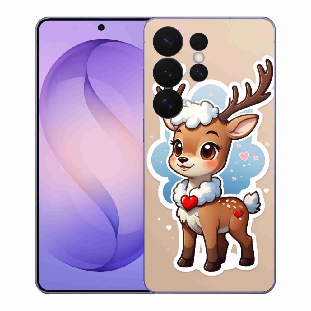 Zselés borítás mmCase Samsung Galaxy S26 Ultra készülékhez - rajzfilm rénszarvas