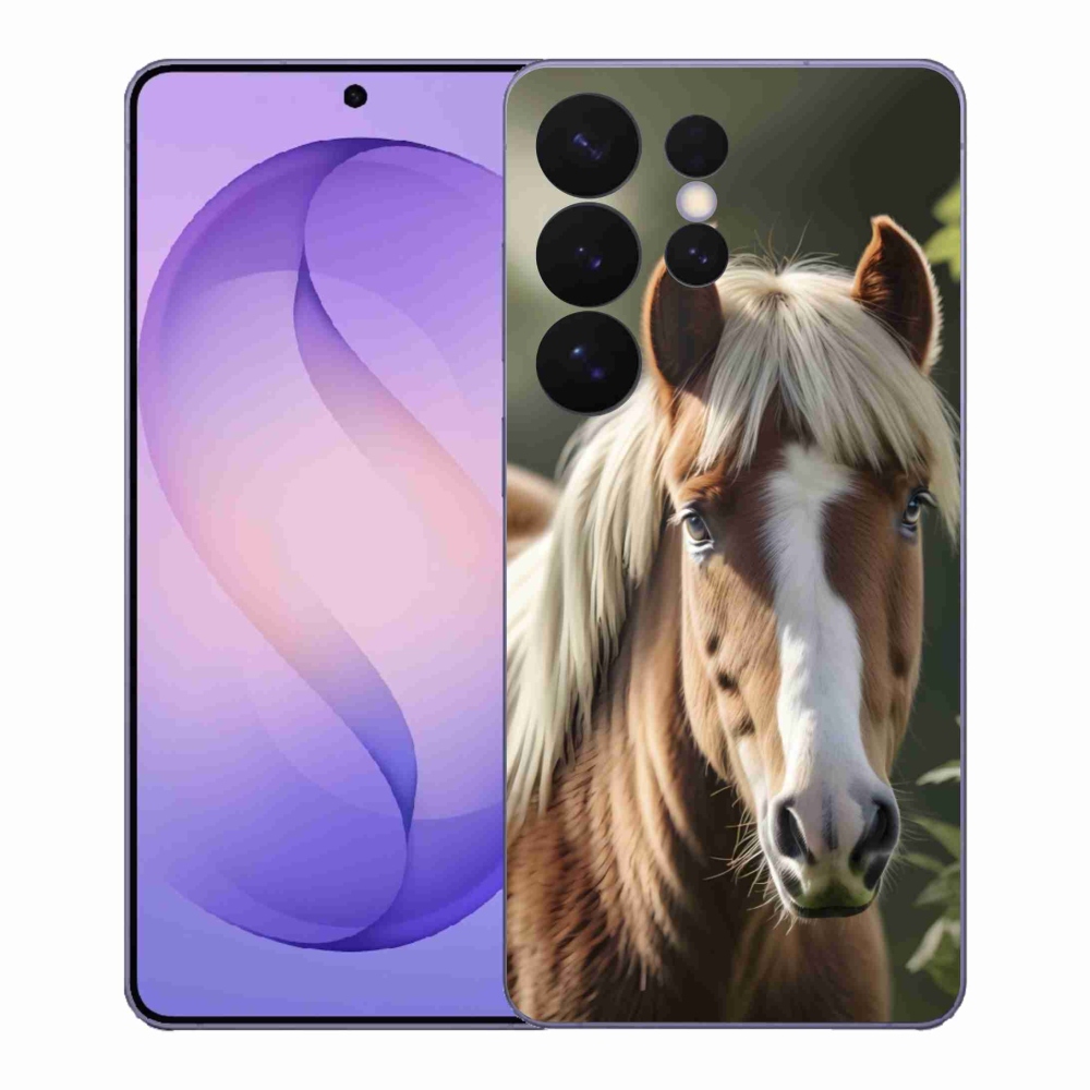 Zselés borítás mmCase Samsung Galaxy S26 Ultra készülékhez - ló könnyű sörénnyel