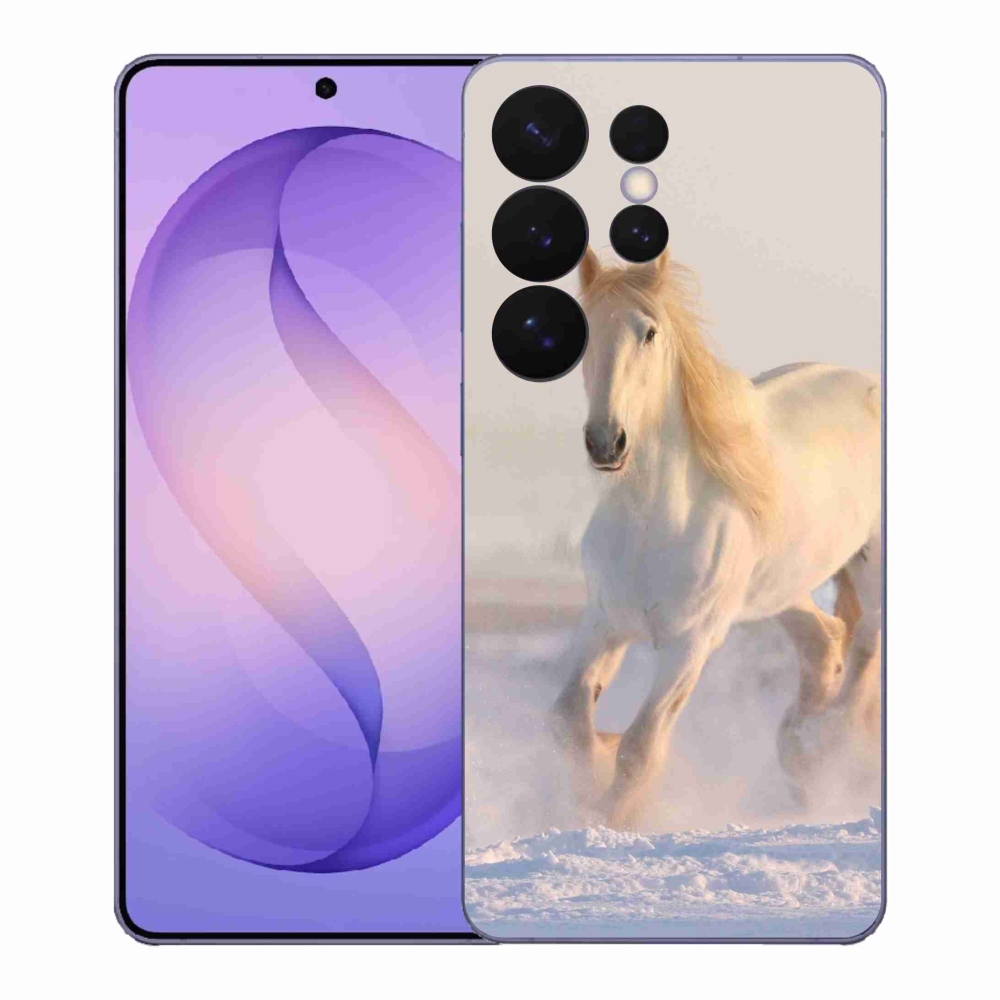 Zselés borítás mmCase Samsung Galaxy S26 Ultra - ló a hóban