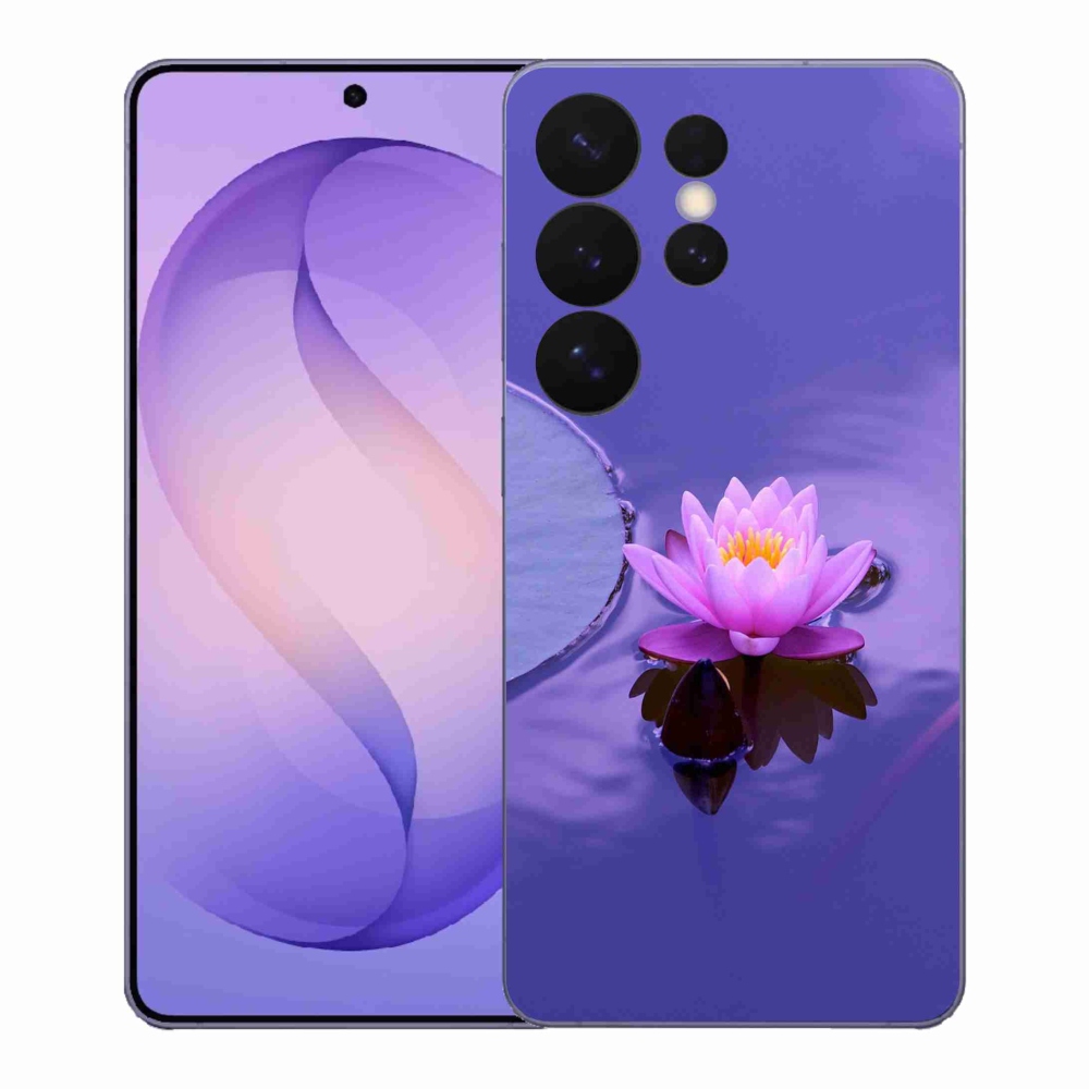 Gél borítás mmCase Samsung Galaxy S26 Ultra - virág a felületen