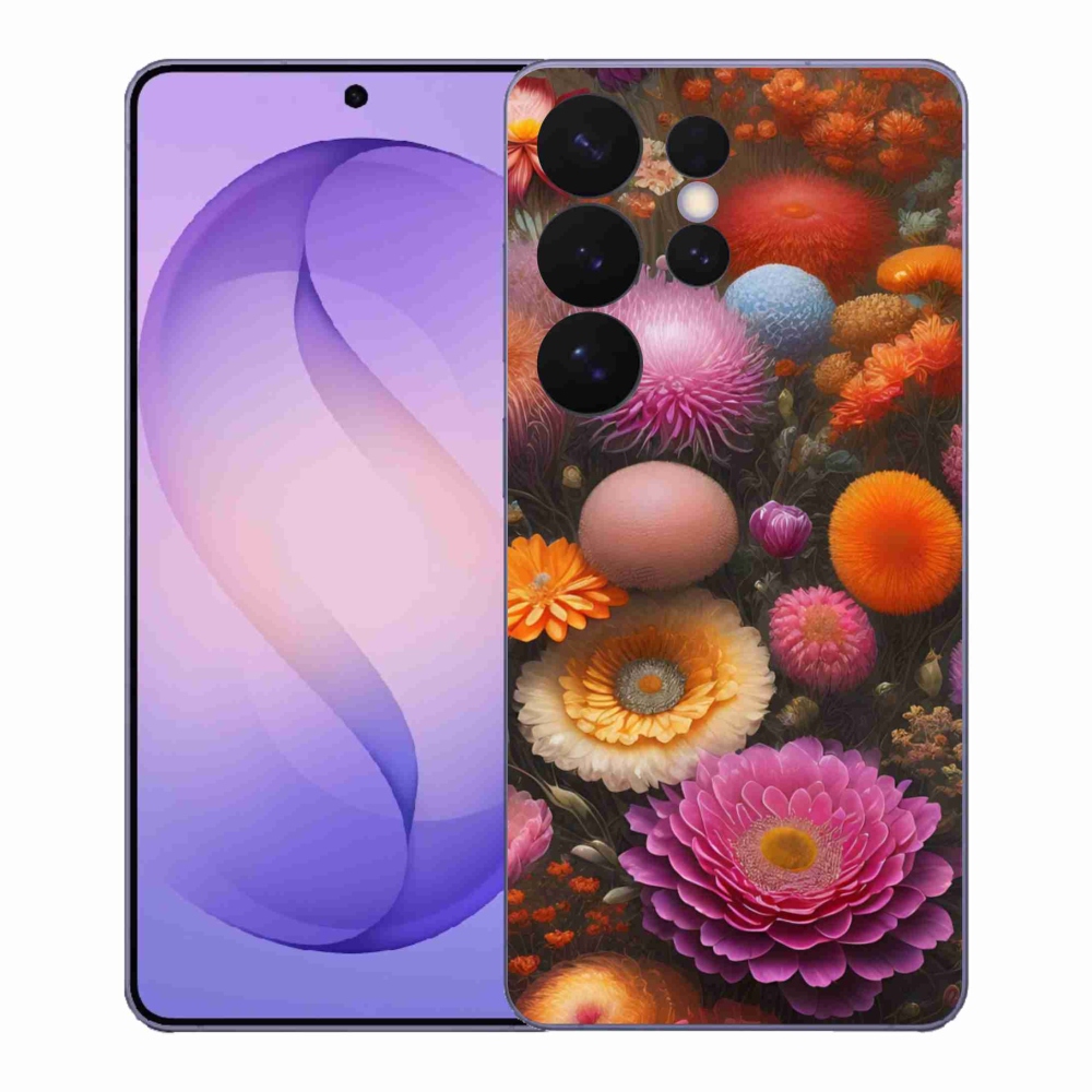 Gél borítás mmCase Samsung Galaxy S26 Ultra - virágos kompozícióhoz