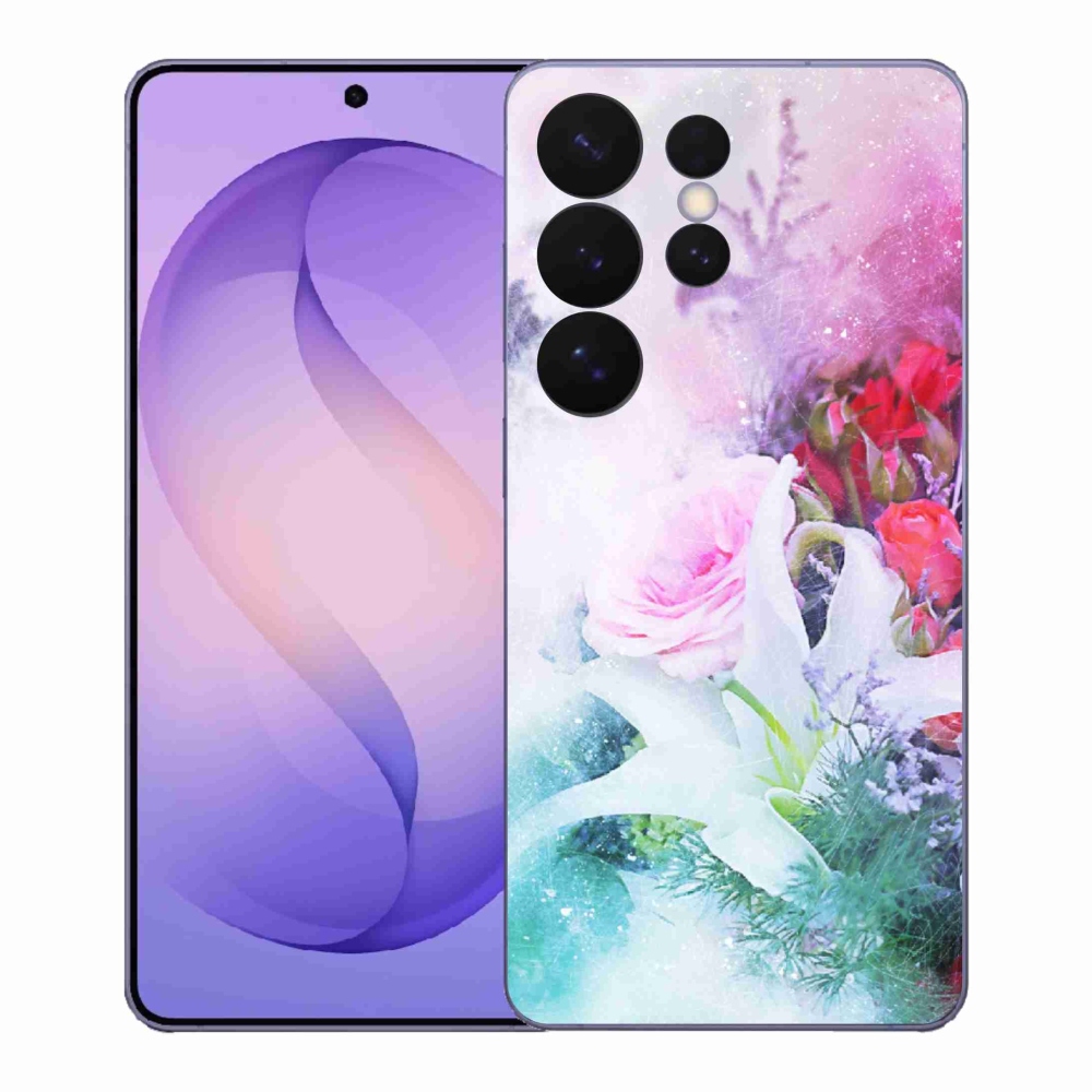 Gél borító mmCase Samsung Galaxy S26 Ultra - virágok 4