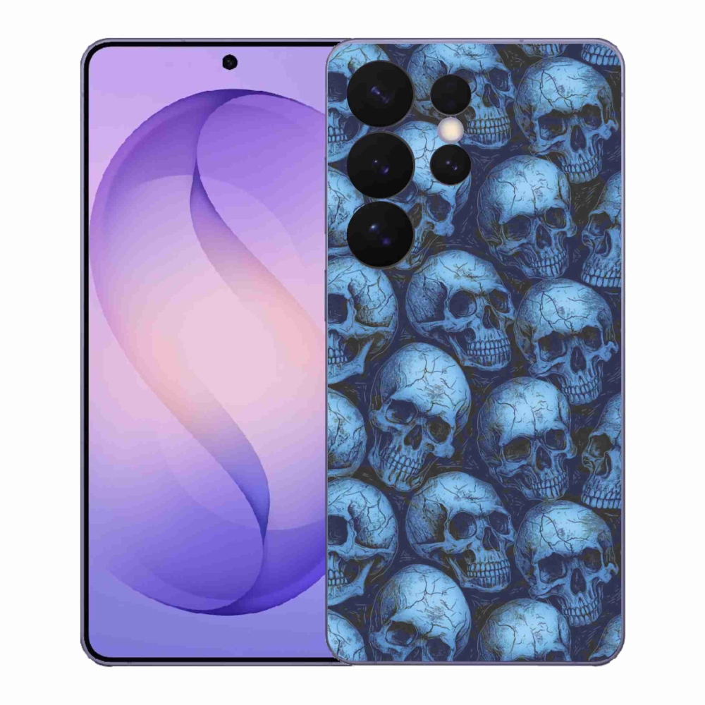 Zselés borítás mmCase Samsung Galaxy S26 Ultra - koponyákhoz