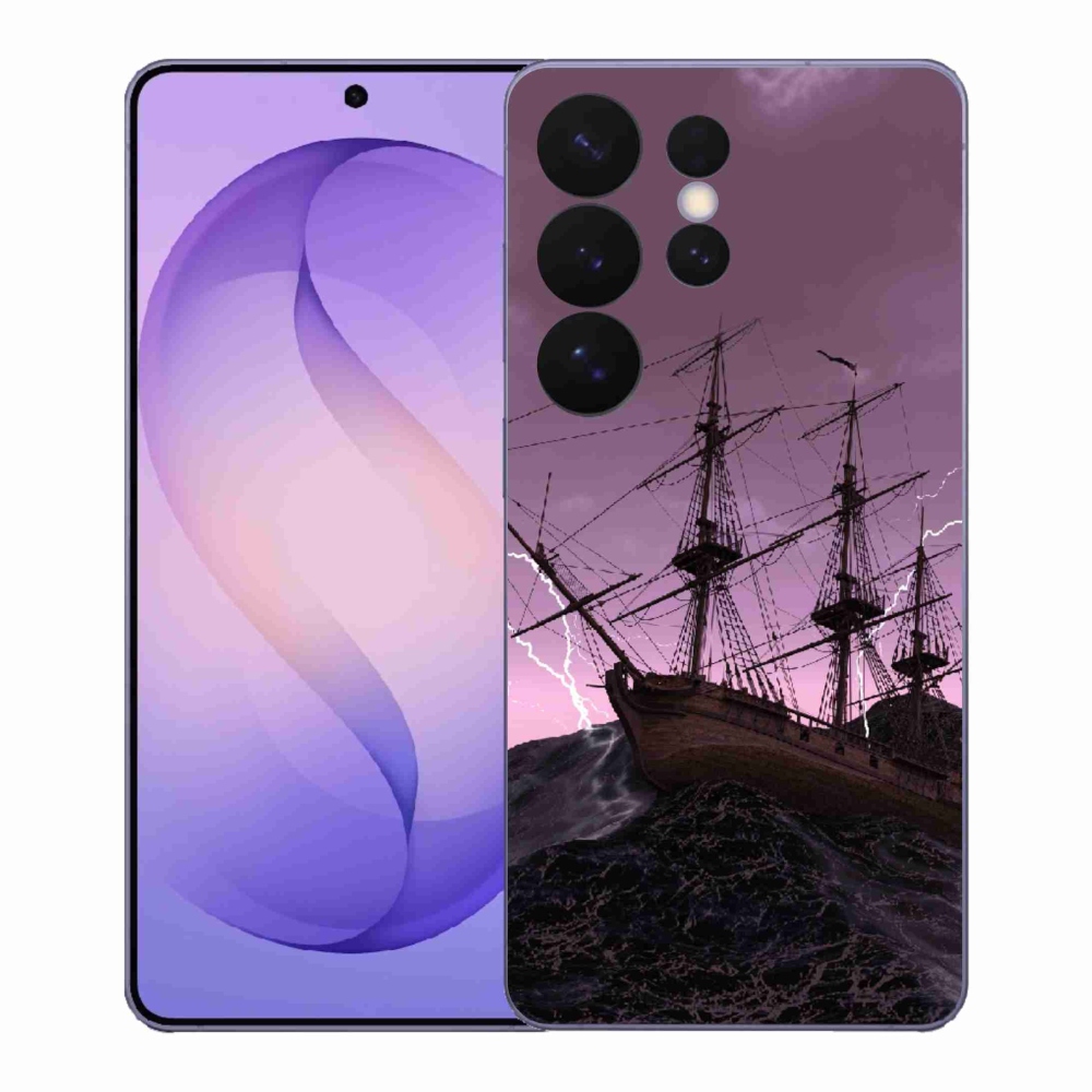 Zselés borítás mmCase Samsung Galaxy S26 Ultra - hajó a viharban