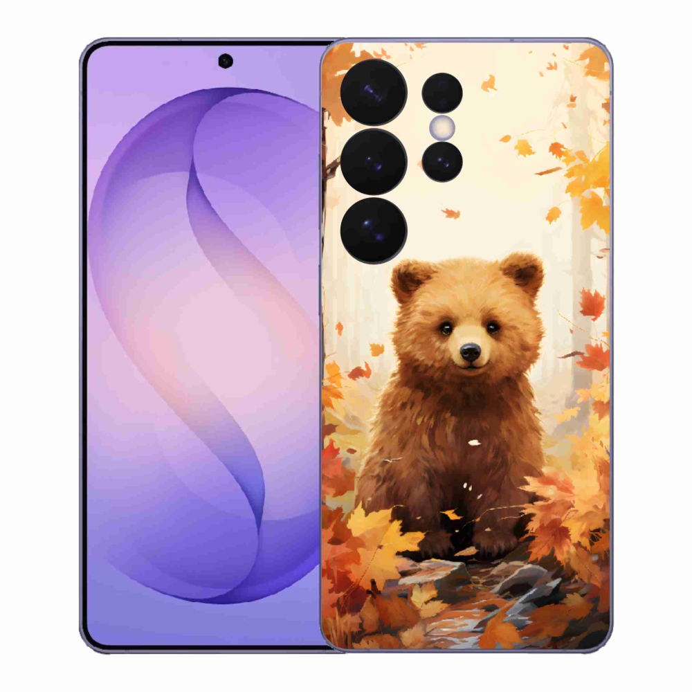 Zselés borítás mmCase Samsung Galaxy S26 Ultra - medve az erdőben