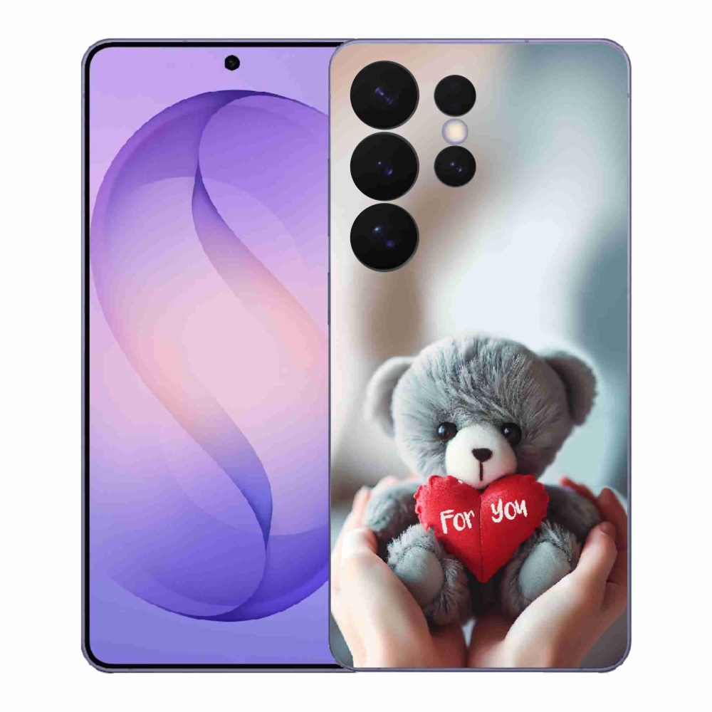 Gél borítás mmCase Samsung Galaxy S26 Ultra készülékhez - mackó a szerelmesek számára