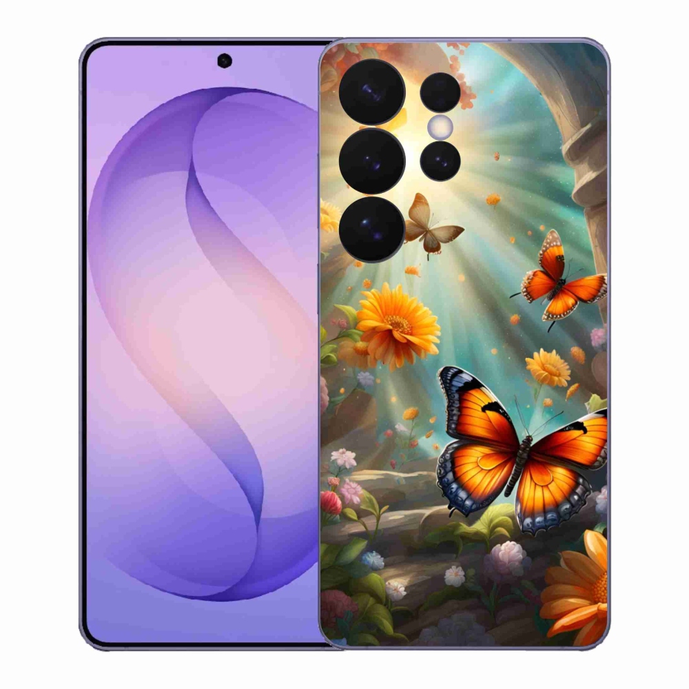 Gél borítás mmCase Samsung Galaxy S26 Ultra - pillangókert 2