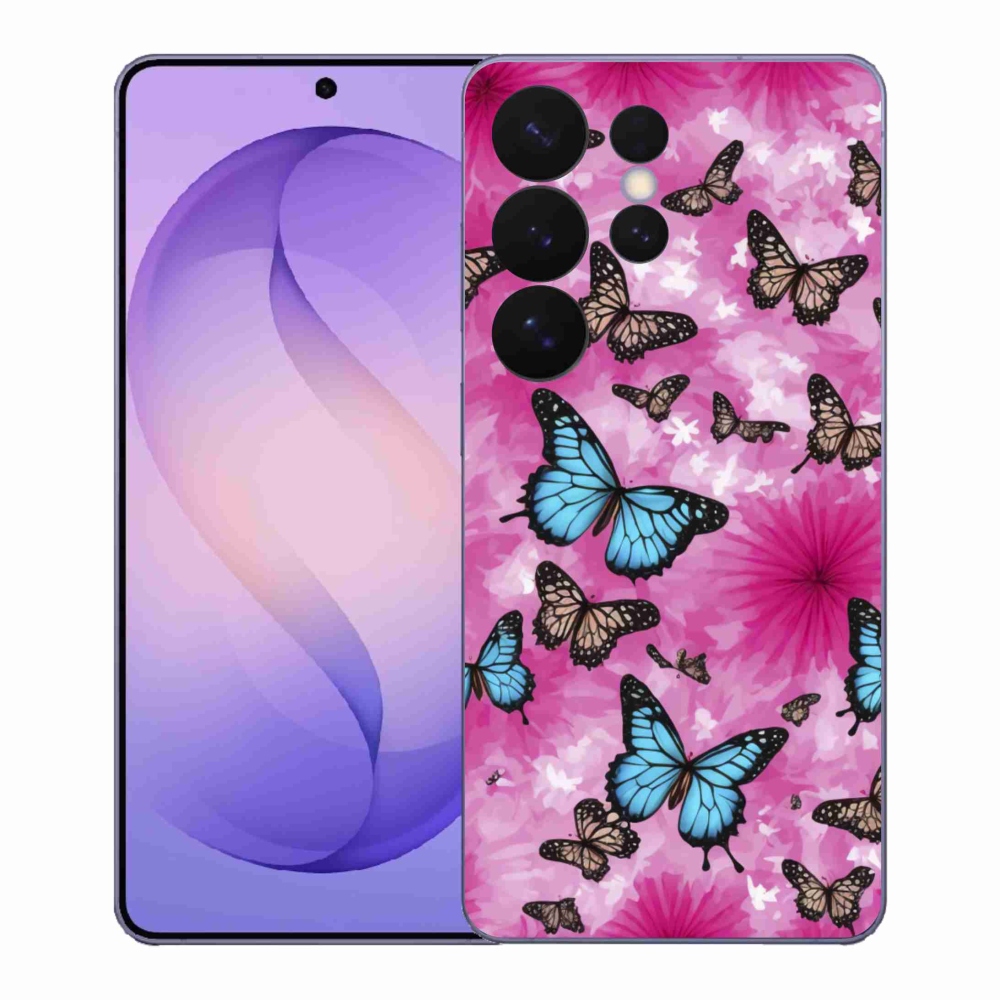 Gél borítás mmCase Samsung Galaxy S26 Ultra készülékhez - pillangó kert