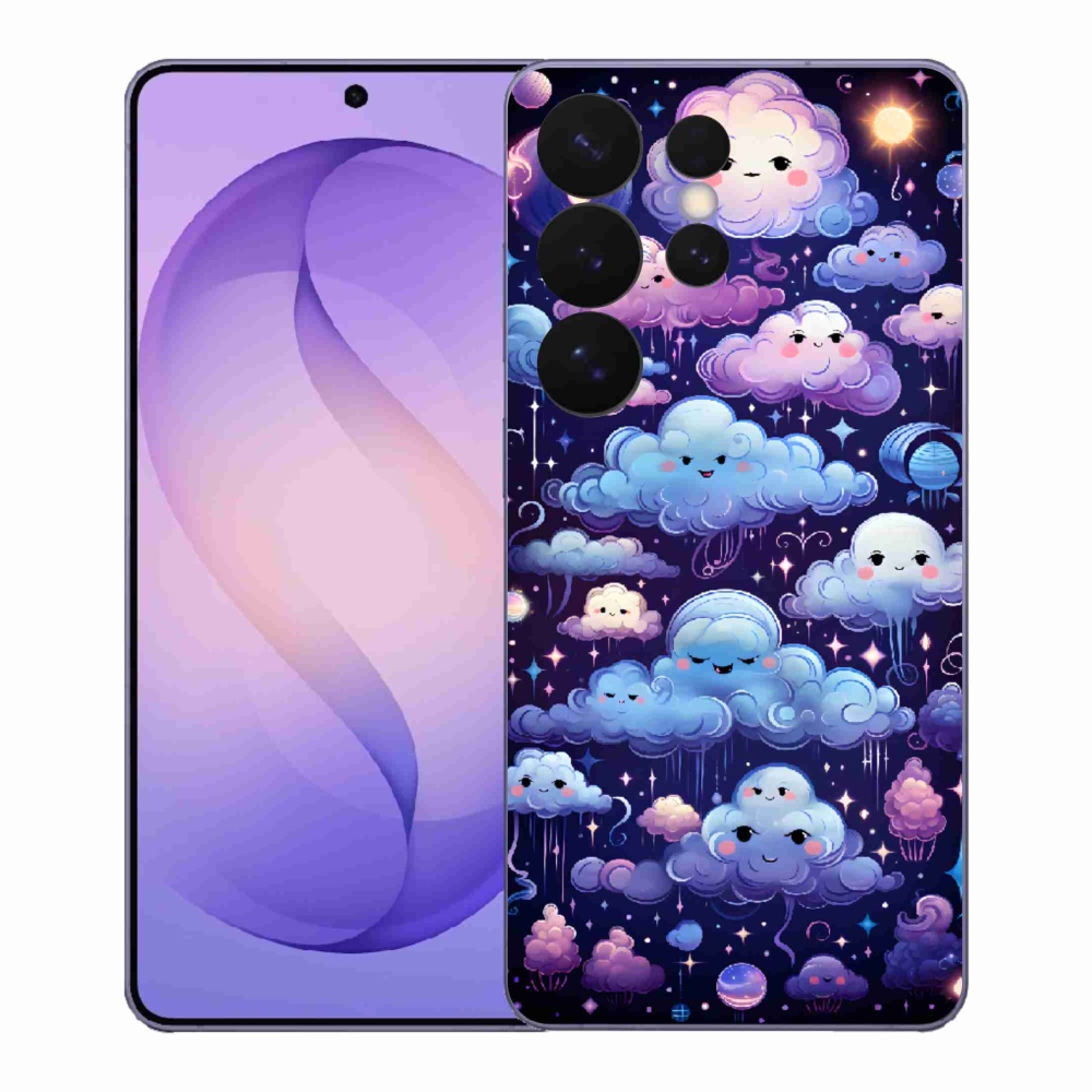 Gél borítás mmCase Samsung Galaxy S26 Ultra - felhők