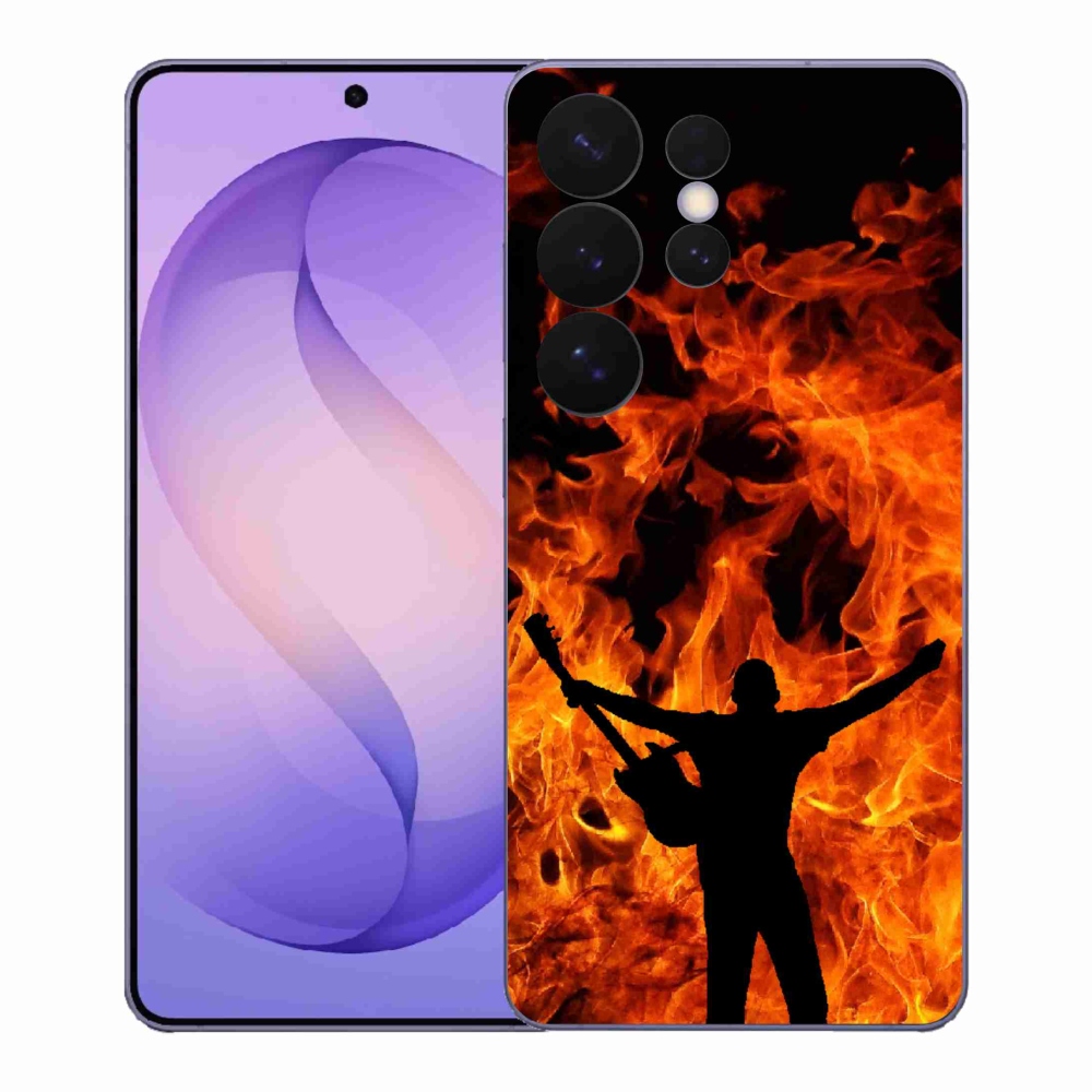 Gél borítás mmCase Samsung Galaxy S26 Ultra - zenész és tűz