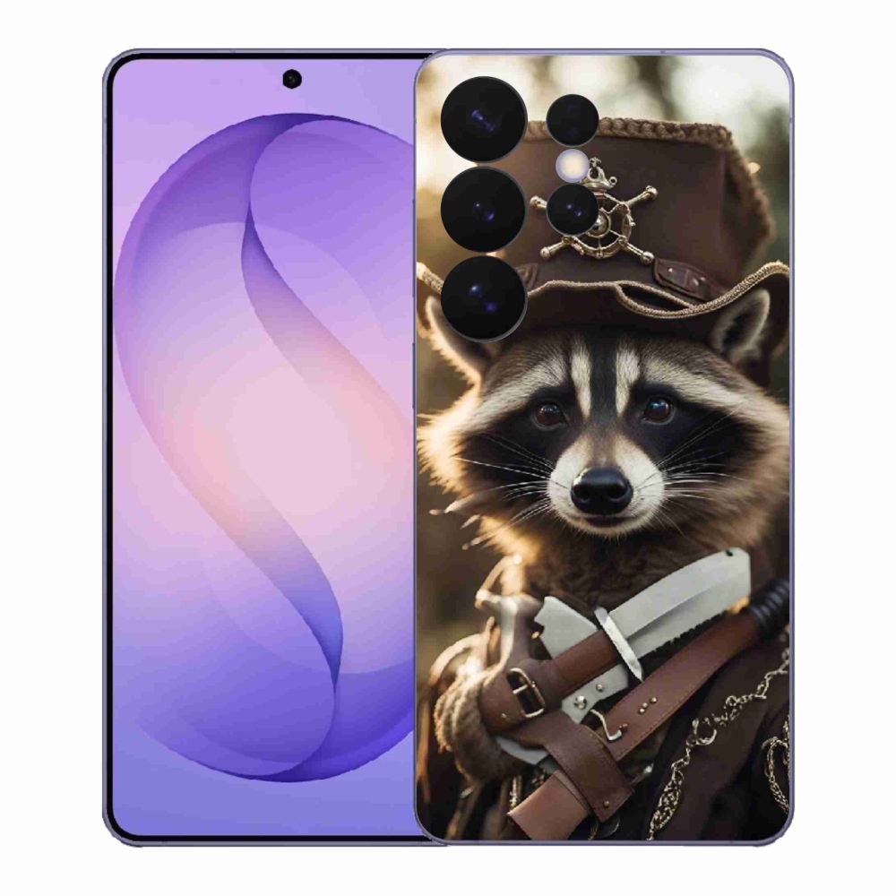 Zselés borítás mmCase Samsung Galaxy S26 Ultra - mosómedve egyenruhában